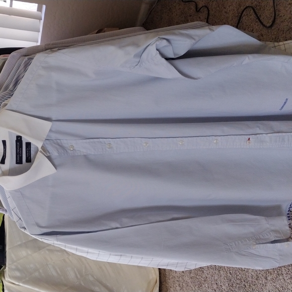 Chemise Grise Daniel Cremieux Classics – Taille L, NEUVE Avec étiquettes